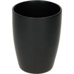 Schwarze Animal-Print Moderne Kaffeebecher 300 ml mit Leopard-Motiv aus Steingut ohne Henkel 6-teilig 6 Personen 
