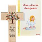 MaMeMi Kinder- Holzkreuz: 'Lebensbaum' 15 cm