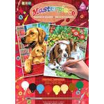 Mammut Spiel & Geschenk Ausmalbilder Hunde für 7 - 9 Jahre 