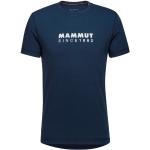 Reduzierte Blaue Langärmelige Mammut Core T-Shirts für Herren Größe M 