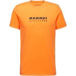 Reduzierte Orange Langärmelige Mammut Core T-Shirts für Herren Größe S 