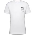 Weiße Mammut Core Bio Nachhaltige T-Shirts für Herren Größe L 