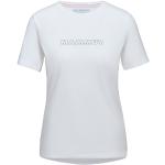 Weiße Mammut Core Bio T-Shirts für Damen Größe M 