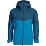 Mammut Alto Guide HS Hooded Jacket Damen Regenjacke dunkelblau / Ice-blau  online kaufen