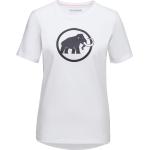 Weiße Sportliche Mammut Core T-Shirts für Damen Größe M 