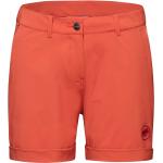Reduzierte Rote Mammut Runbold Kurze Hosen aus Softshell für Damen Größe 3 XL 