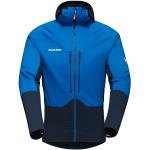 Mammut - Eiger Nordwand Midlayer Hybrid Hooded Jacket - Softshelljacke Gr XL blau