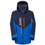 Mammut La Liste Pro HS Hooded Jacket - Skijacke - Herren Ice / Marine XL