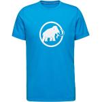 Reduzierte Blaue Langärmelige Mammut Core T-Shirts für Herren Größe XXL 