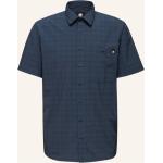 Blaue Mammut Lenni Shirts mit Tasche mit Knopf aus Polyester für Herren Größe S 