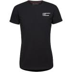 Schwarze Mammut Bio T-Shirts aus Baumwolle für Herren Größe S 