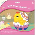 Mammut Spiel & Geschenk Stickbilder mit Huhn-Motiv zu Ostern 