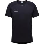 Reduzierte Schwarze Kurzärmelige Mammut Aenergy T-Shirts aus Polyester für Herren Größe S 