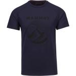 Marineblaue Sportliche Mammut T-Shirts aus Polyester für Herren Größe S 