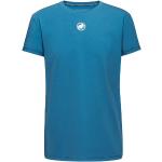 Reduzierte Blaue Langärmelige Mammut Seon T-Shirts aus Baumwolle für Herren Größe L 