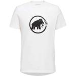 Weiße Streetwear Mammut Core Bio T-Shirts für Herren Größe L für den für den Herbst 