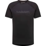 Schwarze Mammut T-Shirts für Herren Größe M für den für den Sommer 
