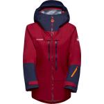 Mammut - Skitourenjacke - Haldigrat Air Hs Hooded Jacket Women Blood Red Marine für Damen - Größe S - Rot