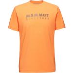 Reduzierte Orange Langärmelige Mammut Trovat T-Shirts aus Polyester für Herren Größe L 