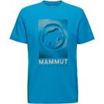 Reduzierte Blaue Langärmelige Mammut Trovat T-Shirts aus Polyester für Herren Übergrößen 