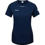 Reduzierte Marineblaue Mammut Aenergy T-Shirts aus Polyester für Damen Größe L 
