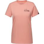 Reduzierte Rosa Langärmelige Mammut Massone Bio T-Shirts aus Baumwolle für Damen Größe L 