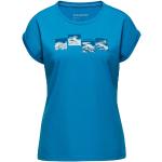 Reduzierte Blaue Langärmelige Mammut T-Shirts aus Polyester für Damen Größe XS 
