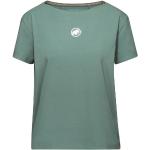 Reduzierte Türkise Langärmelige Mammut Seon T-Shirts aus Baumwolle für Damen Größe XL 