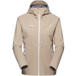 Mammut - Women's Ultimate Comfort Softshell Hooded Jacket - Softshelljacke Gr S beige