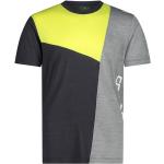Graue Sportliche Bio T-Shirts aus Kunstfaser für Herren Übergrößen 
