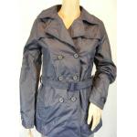 Dunkelblaue Mini Trenchcoats für Damen Größe XS 