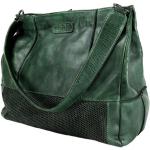 Grüne Vintage manbefair Nachhaltige Herrentaschen aus Leder 