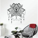 Reduzierte Moderne Wandtattoos Ornamente mit Mandala-Motiv 2-teilig 