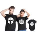 Schwarze Sambosa Star Wars Yoda Printed Shirts für Kinder & Druck-Shirts für Kinder für Babys Größe 98 