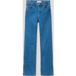 Blaue Mango 5-Pocket Jeans für Kinder aus Baumwolle für Mädchen Größe 146 