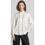 Offwhitefarbene Mango Hemdblusen aus Polyester für Damen Größe XS 