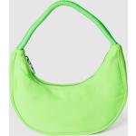 Neongrüne Unifarbene Mango Hobo Bags mit Reißverschluss für Damen 