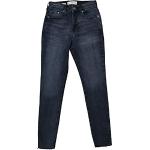 Schwarze Mango Skinny Jeans mit Reißverschluss aus Denim für Damen Größe S 