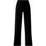 Schwarze Unifarbene Mango Palazzo-Hosen aus Polyester für Damen Größe M 