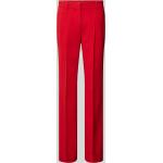 Rote Unifarbene Mango Bundfaltenhosen aus Polyester für Damen Größe M 