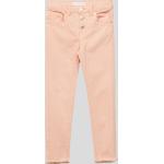 Aprikose Mango Slim Jeans für Kinder aus Baumwolle für Mädchen Größe 164 