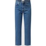 Blaue Mango Straight Leg Jeans aus Baumwollmischung für Damen Größe M 