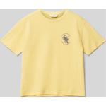 Gelbe Motiv Mango Kinder T-Shirts aus Baumwolle für Jungen Größe 128 