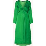 Grüne Unifarbene Mango Midi Midikleider & knielange Kleider aus Satin für Damen Größe S 