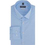 Blaue Langärmelige Manguun Collection Kentkragen Hemden mit Kent-Kragen für Herren 