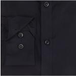 Schwarze Langärmelige Manguun Collection Kentkragen Hemden mit Kent-Kragen für Herren 