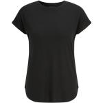 Schwarze Manguun Collection Rundhals-Ausschnitt T-Shirts für Damen Größe XXL 