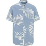Blaue Halblangärmelige Manguun Hawaiihemden für Herren Größe XL 