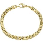 Goldene Manguun Königsarmbänder & Königsketten Armbänder aus Stahl 