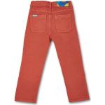 Rote Manitober Bio Nachhaltige 5-Pocket Jeans für Kinder mit Reißverschluss aus Baumwolle Größe 146 